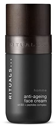 RITUALS Homme Anti-Ageing Face Cream, Anti-Aging-Gesichtscreme für Männer mit Vitamin B3 und Peptidkomplex, 50 ml