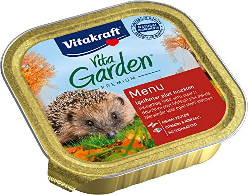 Vitakraft Nassfutter für Igel Menu mit Insekten (1x 100g)