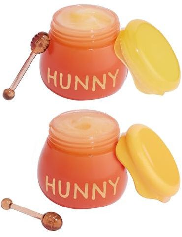ColourPop x Winnie the Pooh Lip Scrub & Mask Set - Vegan & Cruelty-Free Lip Care Duo - Exfoliates, Moisturizes & Softens - Enriched with a Honey Flavor - Hunny Pot (2 Count)