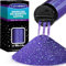 LEOBRO Lila Glitzer, Glitzer, 150g Irisierendes Lila feines Glitzer, Glitter Pulver Craft Glitter Halloween Glitter, Extra feines Glitter für Harz Handwerk Tumbler Kerze DIY Kunst und Handwerk