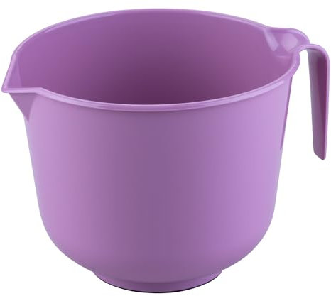 Zenker Cuenco para mezclar Sweet Sensation 2,5 l con asa, base antideslizante y apto para lavavajillas, polipropileno, 22 x 18 x 15 cm, rosa congelada, ideal para los amantes de la cocción y la cocina
