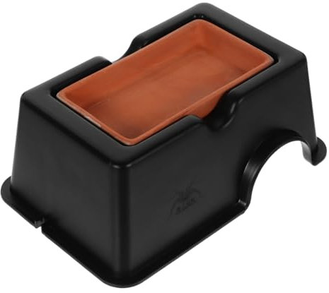 DRESSOOS Reptilienversteck Schildkrötenhaus – Befeuchtete Tierhöhle Für Geckos Und Schlangen Dekorative Gecko-versteckbox Mit Stabilem Sockel