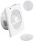 IN-OV- Ventilateur Extracteur d'Air E125 (pour ø 120 à125mm) Moustiquaire Intégré, 17W-150m3/h, Salle de Bain, Cuisine, Bureau, WC, VMC, Garantie 2 ANS