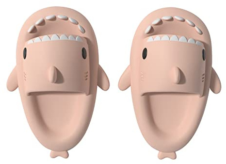 MUYOGRT Claquettes de Requin Femme Homme, Shark Slides Chaussons Été Antidérapante Chaussures de Piscine Plage Sandales de Bain Été