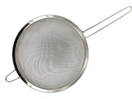 FMprofessional 28038 Passoire inox, Passoire chinois, Tamis, Chinois, Acier inoxydable, Argent, 15 cm x 11 cm