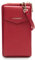 Lazarotti Bologna XL Leder Damen-Geldbörse & Handytasche (2-in-1) | 16 Kartenfächer | zum Umhängen mit RFID-Schutz 11 x 3,5 x 19 cm