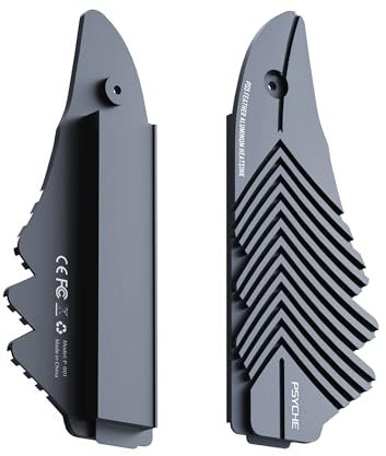 PS5 Disipador Térmico de Aluminio a Prueba de Polvo, Disipador Térmico M.2 NVME SSD para PS5 (no para PS5 Slim) Kit de Montaje con Tornillo de Fijación y Almohadillas Térmicas de Silicona