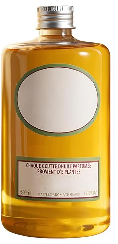 CHDGSJ Aceite difusor de Hotel Collection, 500 ml (16,9 oz), aceites Esenciales para aromaterapia, Aceite aromático de Larga duración con 5 Varillas de caña, Ideal para ambientadores(Hilton)