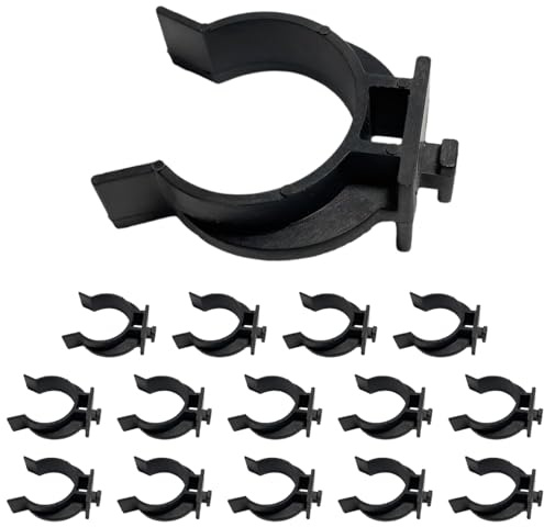 20 Pcs Clip de Rodapié, Clips de Zócalo de Cocina, Clip de Fijación para Listón de Zócalo, Gancho en ABS, Ganchos para Zócalos de Cocina, Zócalo para Cocina