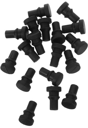 FRCOLOR 16 Piezas de Parachoques de Silicona Negro para Patas de Olla Arrocera y Olla de Cocción Lenta, Protectores Reemplazables para Electrodomésticos de Cocina Hogar