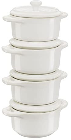 Staub, Mini Cocotte Set, 4-teilig, rund, Ceramic By Staub