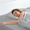 LuxClub Spannbettlaken 180x200cm, 100% Jersey Baumwolle bettwäsche mit 30cm Matratzenhöhe Weich und Knitterfrei Bettlaken Grau