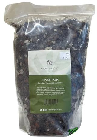 GrowTropicals Premium Peat-Free Jungle Plants Potting Mix, ideal for Anthuriums, Monstera, Philodendrons and more (2.5L)