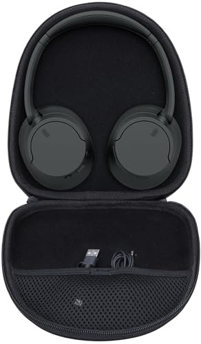Lebakort Dur Étui Housse Cas Compatible avec Sony WH-CH720N WH-CH520,Noir