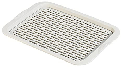 Bandejas para Servir Bandeja de servir y plato, plato rectangular con bandeja de bocadillo de filtro de agua extraíble, bandeja de desayuno, decoración de la casa de campo con estilo Sirviendo platos