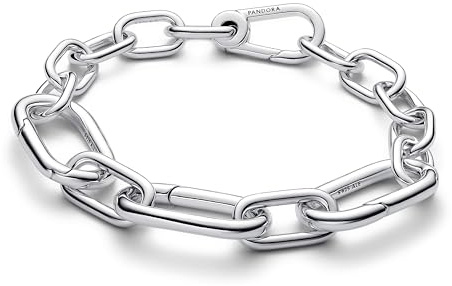 PANDORA ME Collection 593854C00-2 Striking Sterling Silver Link Chain Bracelet Length 16 cm