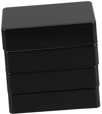 Gatuida 4 Pezzi in Plastica Per e Denaro Contenitore Per Oggetti Deposito Compatto e Portatile 85×50×21mm Protezione Per Viaggi e Stoccaggio