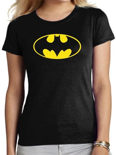 the Fan Tee Camiseta de Adulto de Mujer Comic Murcielago El Caballero Oscuro 105 M