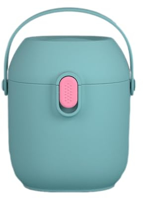 Contenedor de fórmula para bebés: soporte para almacenamiento de leche en polvo, caja de alimentación portátil con cuchara, raspador, organizador de refrigerios | Práctico accesorio de viaje diseñado