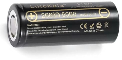 Batteria 5000mAh 3.7V batteria ricaricabile adatta per torcia elettrica