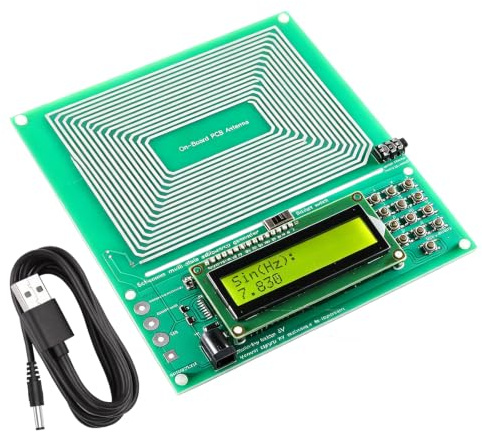 Schumann Générateur de fréquence, générateur de fréquence 0,01-100 000 Hz, générateur de signal avec écran et USB, 7,83 Hz réglable pour améliorer le son et aide au sommeil
