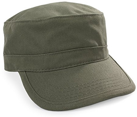 4sold Kapitänsmütze Army Military Baseballmütze Sport Unisex Mütze Army Destroyed Cap Fidel Castro Kuba Style Fullcap im Military Camouflage Angeln (Khaki)