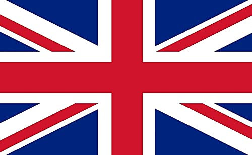 HYX Large Union Jack Flag 5ft x 3ft (150cm x 90cm) Great Britain National Flag Team GB Supporters Flag for Festival Party with Double Stitched Seam and Metal Eyelets,1 Pack