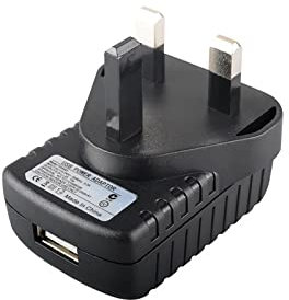 myVolts 5V power supply adaptor compatible with Fosi Audio DAC-Q4 Mini Gaming Stereo DAC & Headphone Amplifier - UK plug