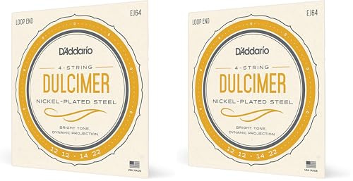 D 'Addario ej64 4-String Dulcimer Saiten (Packung mit 2)
