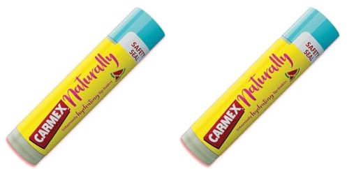 CARMEX Naturlly Watermelon Lip Balm Stick, 4.25g (Pack of 2)