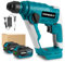 Yofidra 21V Cordless Rotary Hammer Drill, 4000IPM, Electric SDS Plus Drill with 2 x 3.0Ah Battery and Charger, for Wood Steel Stone Concrete Brick Wall Drilling Construction
