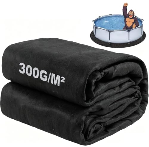 Belmeri 10ft Hot Tub Mat, Pool Ground Mat, Swimming Pool Mats for Under Pool, Lazy Spa Mats for Under Hot Tub – Inflatable Hot Tub Outdoor Protector Backing, Increases Service Life