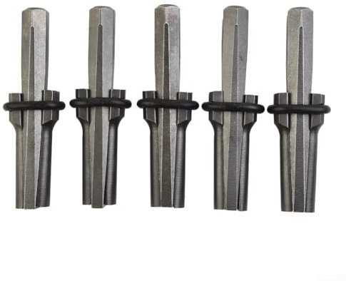 Juego de 5 cuñas de cuña de 9/16 pulgadas para separar rocas y materiales duros de manera eficiente
