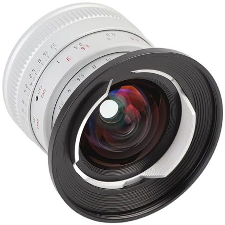 Obiettivo a Focale Fissa F2, Obiettivo Grandangolare con Messa a Fuoco Manuale da 12 Mm F2.0 con Campo Visivo di 97 Gradi e 10 Lamelle di Apertura per la Serie X, Modello X-PRO