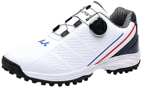 Viaoragiosa Zapatos De Golf Hombre,Zapatillas De Entrenamiento De Golf,CóModos para Sus Pies,Antideslizantes De Goma,Cualquier Campo De Golf Ya Se Trate De MontañA Cursos Ejecutivos O Cursos HíBridos