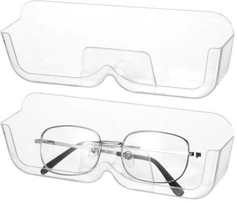 2 stycken glasögonhållare vägg självhäftande, solglasögonhållare glasögonförvaring bil glasögonhållare för bil solglasögon förvaring solglasögonhållare glasögonlåda solglasögon organiserare