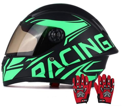 Barn Motocross Integralhjälm ECE 22.06 Godkänd Skoterhjälm Motorcykel Barnhjälmar Motorcykel Barn Moto Säkerhetshuvudbonad Barn 4-12 År 13,S/(47~58cm)