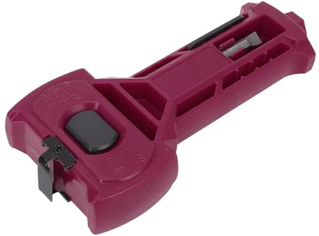 Headerbs Mortise Lock Installation Kit, Plastic Door Latch Mortising Tool for Square or Round Latches, Fits 1 3 8 Inch and 1 3 4 Inch Doors, with Video Guide for and Installers