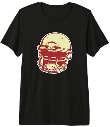 Casques de Football américain T-Shirt Haut de Gamme