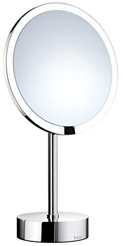 SMEDBO Outline Stand Kosmetikspiegel berührungslos mit Dual LED-Beleuchtung PMMA rund FK488EP