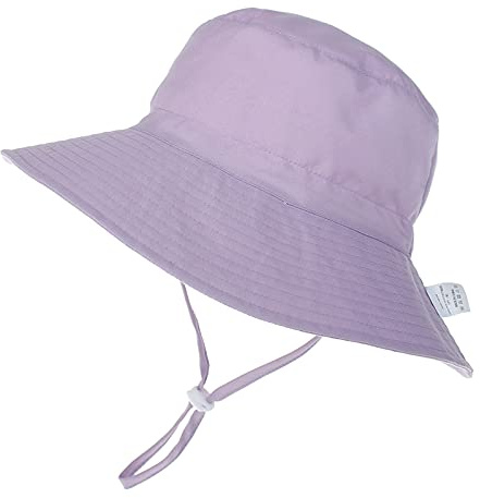 DRESHOW Baby Solhatt Småbarn Solskydd Djurmössa Unisex Sommarhatt med hakrem UPF 50+