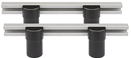2PCS Woodworking Table Workbench Auxiliary Tool, DIY Positioning Bench Planing Stop Baffle 19/20mm Hole Planing Stop Bench Dogs Clamp Aluminum Alloy Baffle Plate Workbench Table Accessories (19mm)
