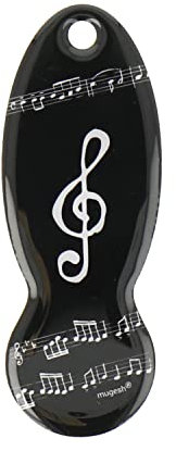 mugesh Einkaufswagenlöser Violinschlüssel - Schönes Geschenk für Musiker (schwarz)