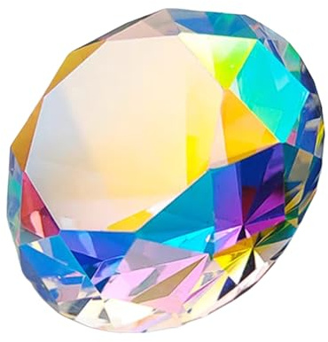 Eterspr 50mm Diamante Sintetico Colorato, Artificiale Diamante Cristallo, per Decorazioni per Matrimoni, Decorazioni per Feste, Decorazioni per Vetrine (Colorato)