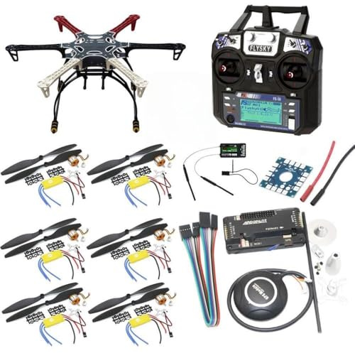F550 Hexacopter-Rahmen mit dem Fahrwerk Kit APM2.8 Flugsteuerung 7m GPS A2212 1000kV 30A ESC-kompatibel mit FS-I6 TX Kompatibel mit RC-Drohne(No FS-I6 Tx)