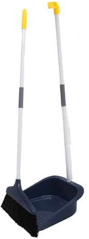 BIUDECO Set di Scopa Morbida per Pacchetto di Pulizia Pavimento Paletta e Pennello Scopa Pesante Home Broom spazzatrice l'animale Blu