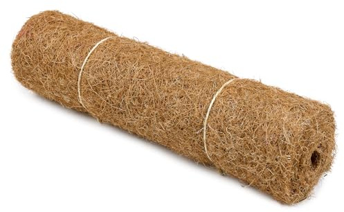 La Cordeline - Alfombra de Fibra de Coco Natural, 40 x 100 cm, 900 g/m², con Relleno de Planta, protección contra el frío, malezas, Alfombra Reptil Terrarium, marrón