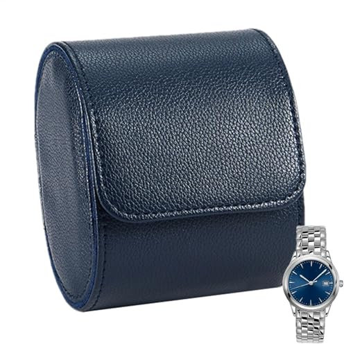 Rotolo per orologi da viaggio, custodia leggera da viaggio, organizer da viaggio, elegante custodia per orologi, custodia per papà, fidanzato, marito