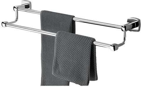 Portasciugamani da parete in rame, doppio strato, pieghevole, per vasca da bagno, 70 cm, ispessito e durevole per uso in bagno