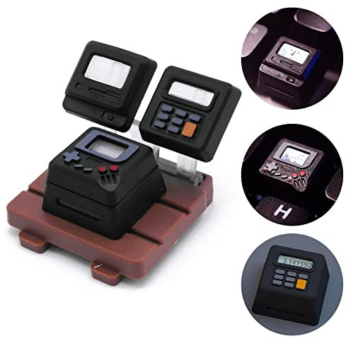 Esc Keycap 3 in 1 Gaming Custom Tastenkappen Keycaps für Mechanische Geschenk für Freund Spiele-Liebhaber Junge Cherry MX DIY Tastatur Keyboard Kompatibel mit Cherry Schwarz